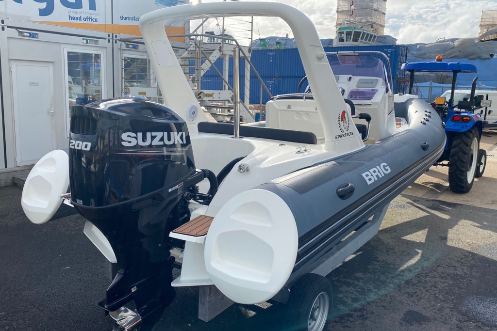 Boat Details – Ribs For Sale - 2018 Brig Eagle 650 Suzuki DF200 Extreme 1500kg Roller