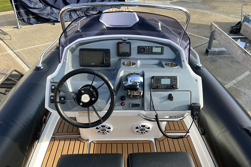 Boat Details – Ribs For Sale - 2020 Grand Goldenline 580 Suzuki BF150 With Roller Trailer