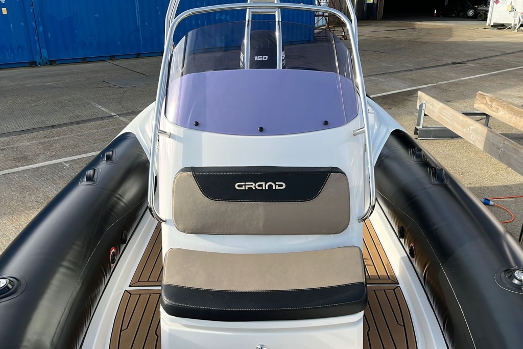 Boat Details – Ribs For Sale - 2020 Grand Goldenline 580 Suzuki BF150 With Roller Trailer