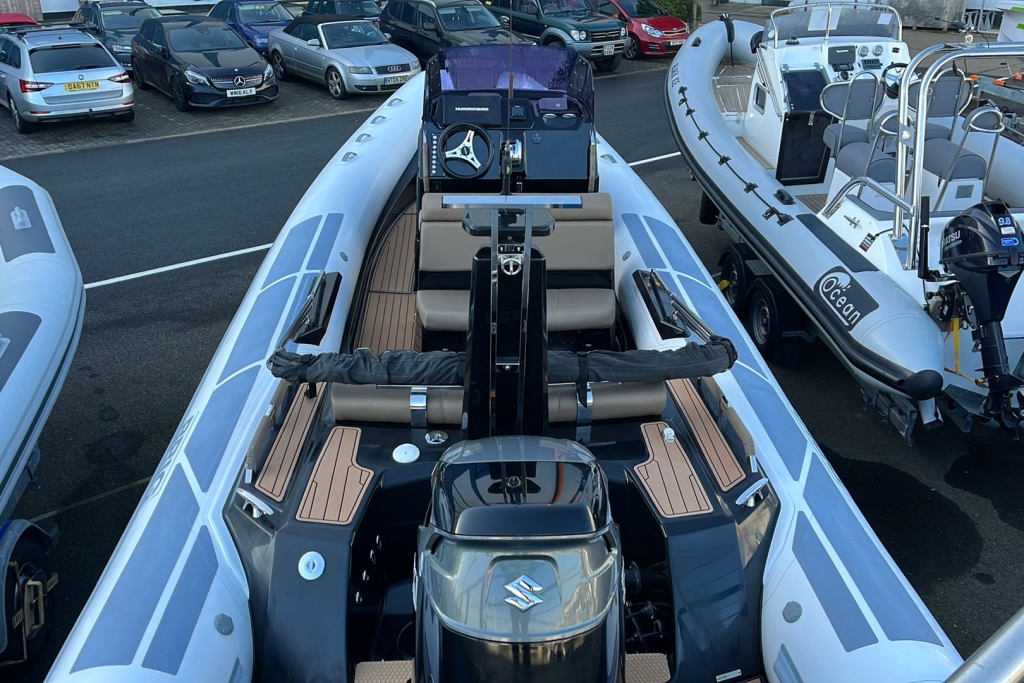 Boat Details – Ribs For Sale - 2020 Brig Eagle 8 Suzuki DF350 Extreme Twin Axle Trailer