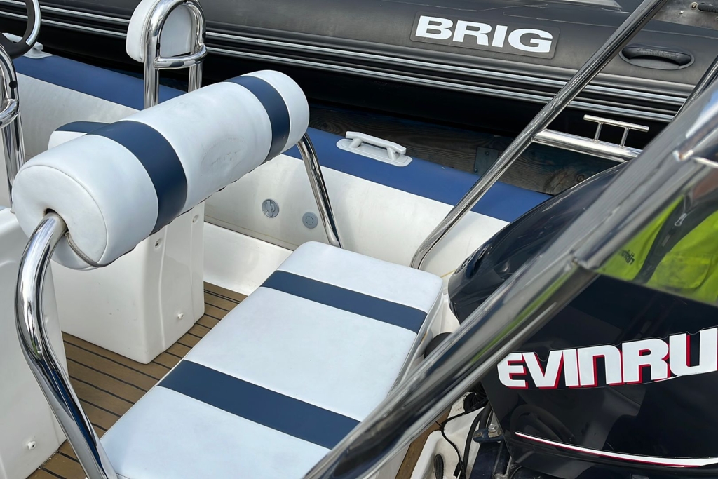 2009 Ballistic RIB 5.5 Evinrude ETEC 90 Indespension single axle trailer