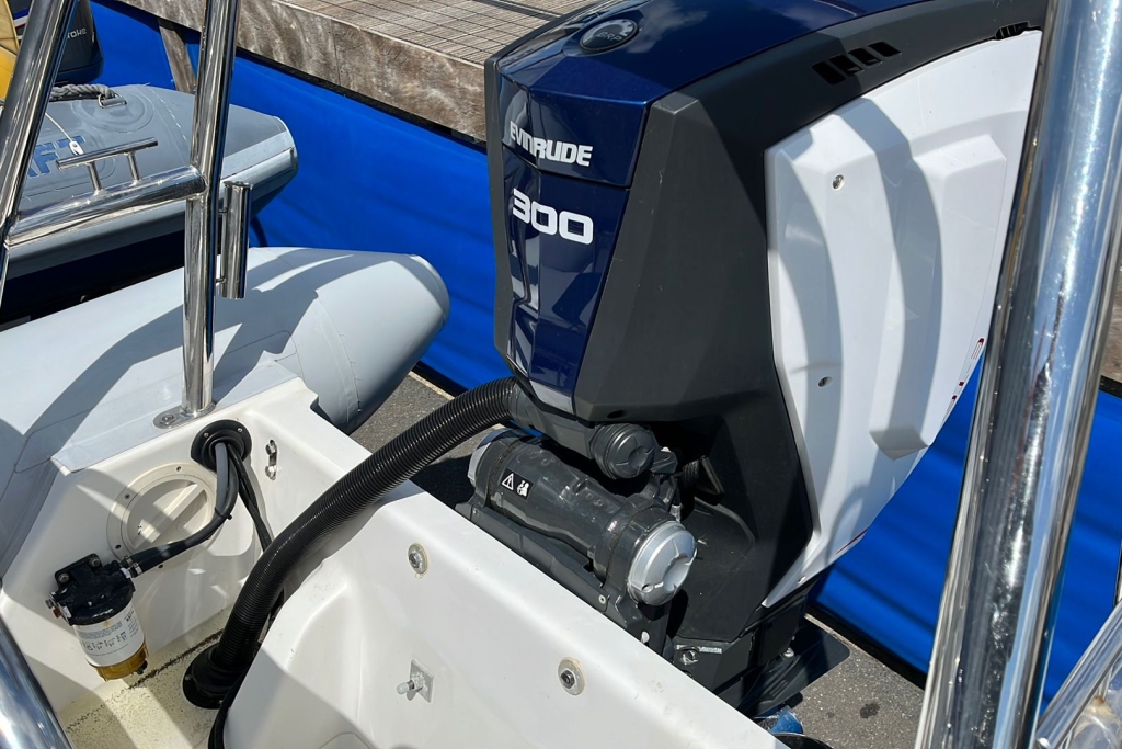 Boat Details – Ribs For Sale - 2008 Ballistic 7.8 RIB Evinrude ETEC Gen2 300 V6 (2016) Extreme Twin Axle Trailer