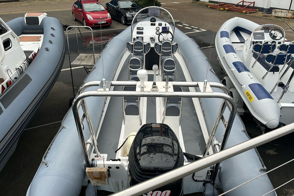 Boat Details – Ribs For Sale - 2010 Ribcraft RIB 7.8 Pro RIB Suzuki DF300 Twin axle roller trailer.