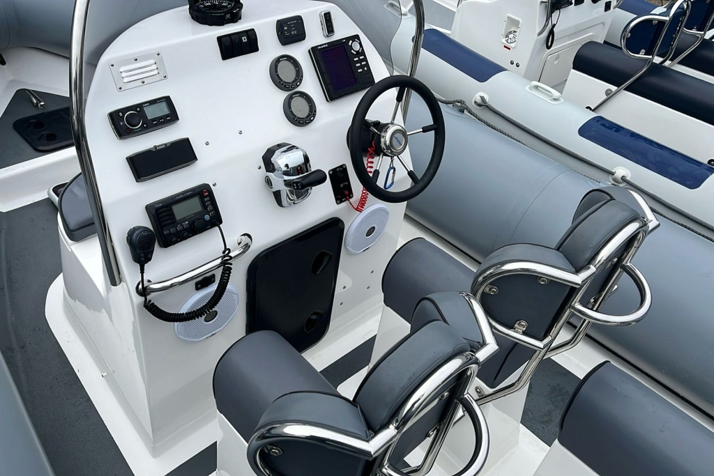 Boat Details – Ribs For Sale - 2010 Ribcraft RIB 7.8 Pro RIB Suzuki DF300 Twin axle roller trailer.