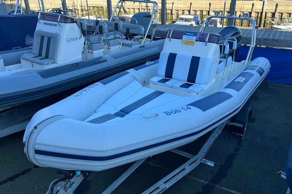 Boat Details – Ribs For Sale - 2007 Ballistic 6.5 RIB Yamaha F150GETX Extreme 1900kg Roller Trailer