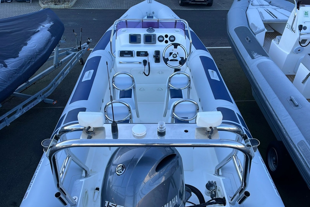 Boat Details – Ribs For Sale - 2007 Ballistic 6.5 RIB Yamaha F150GETX Extreme 1900kg Roller Trailer