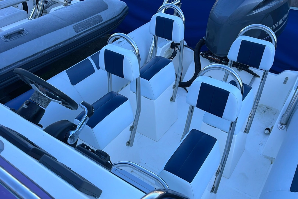 Boat Details – Ribs For Sale - 2007 Ballistic 6.5 RIB Yamaha F150GETX Extreme 1900kg Roller Trailer