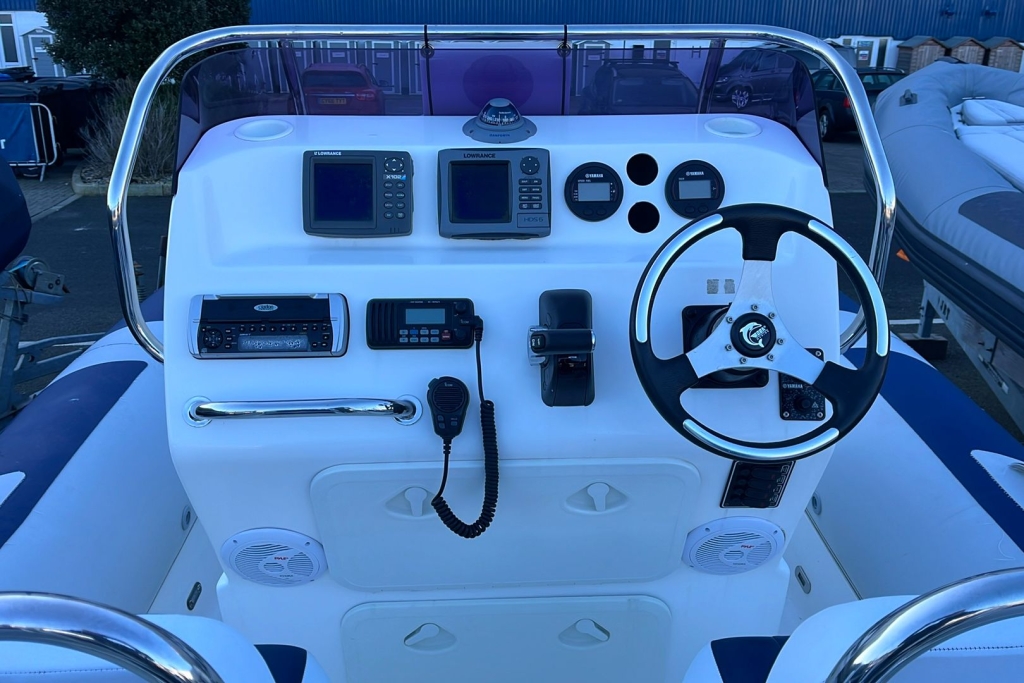 Boat Details – Ribs For Sale - 2007 Ballistic 6.5 RIB Yamaha F150GETX Extreme 1900kg Roller Trailer