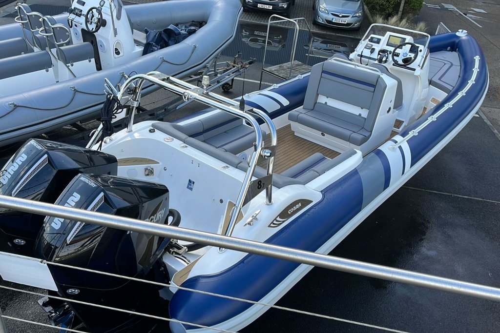 2018 Cobra RIB 8.7 Twin engine Mercury Verado 225 V6