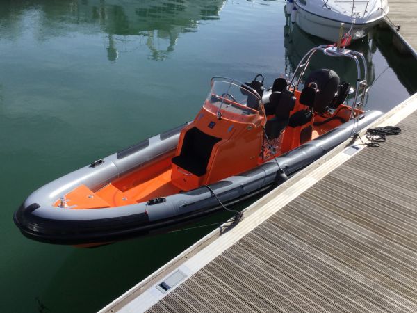 Boat Details – Ribs For Sale - Used Shearwater Cutter 6.8m RIB with Mercury 150HP 4 Stroke Engine
