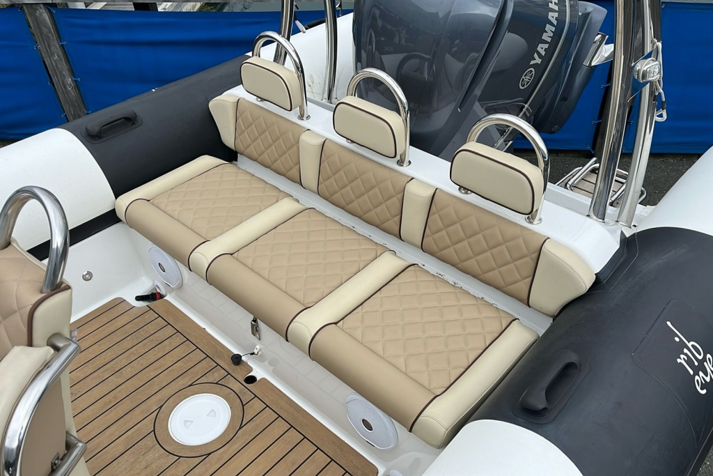 Boat Details – Ribs For Sale - 2017 Ribeye RIB S785 Yamaha F300BETX SBS R4 2600EL Twin Axle trailer.
