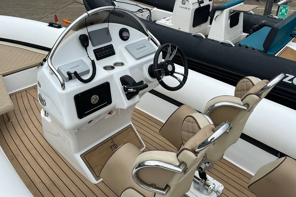 Boat Details – Ribs For Sale - 2017 Ribeye RIB S785 Yamaha F300BETX SBS R4 2600EL Twin Axle trailer.