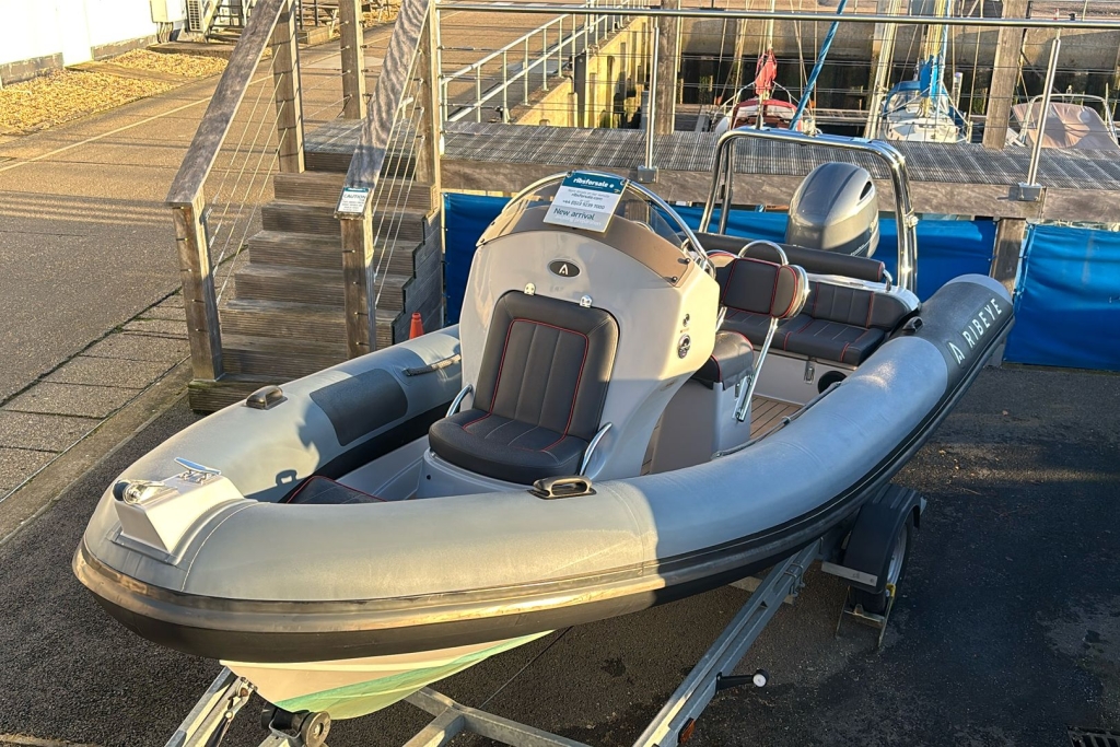 Boat Listing - 2020 Ribeye RIB A600 Custom Yamaha F130 SBS Single Axle roller trailer.