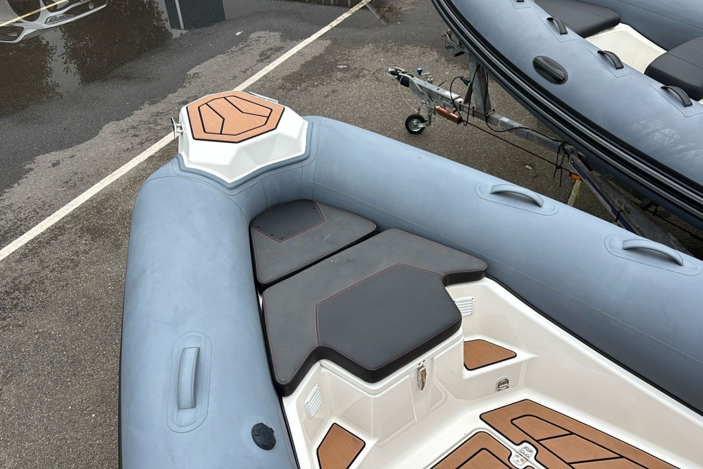 2021 Grand D600 Active Evinrude G2 140 Drive-by-wire. Admiral single axle roller trialer.