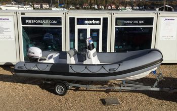 Used Selva 550 RIB with Selva 60HP XSR Ouboard Engine and Trailer - Selva 550