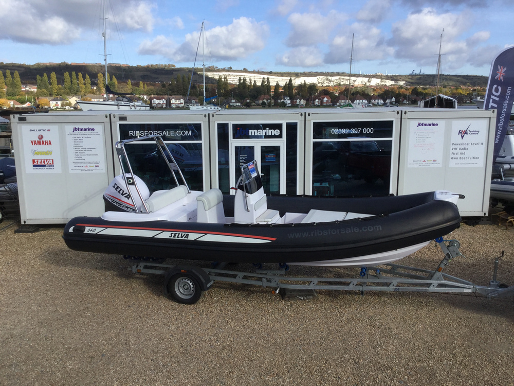 Used Selva 640 Evolution RIB with Selva XSR 150HP Outboard Engine. - Selva 640