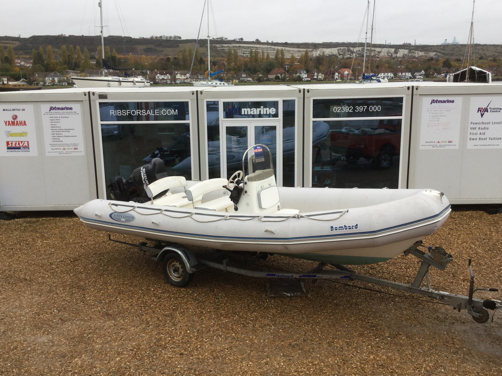 Used Bombard 640 RIB with Suzuki 140HP Outboard Engine and Trailer - Bombard 640