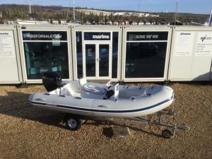 Used Mercury 4.2M RIB for sale with 40HP Outboard Engine and Trailer - Mercury 4.2M