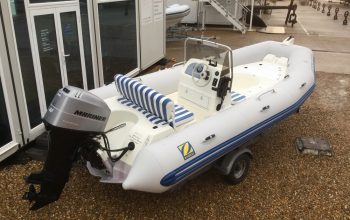 Used Zodiac Medline 1 4.8m RIB with Mariner 60HP Outboard & Trailer - Zodiac Medline 1 4.8m