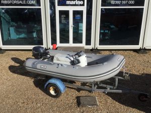 Used Avon 315 RIB with Yamaha 15HP and Trailer - Avon 315