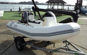 Used Zodiac 3.4M RIB with Yamaha 25HP Two Stroke Engine and Trailer - Zodiac 3.4M