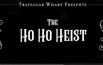 The 2018 Trafalgar Wharf Group Christmas Video - The ho ho heist logo