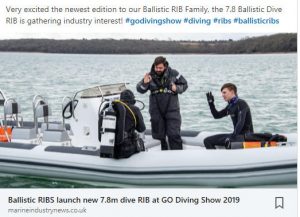 Marine Industry News Article features Ballistic RIBs - Marine Industry News