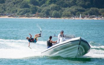 What makes a great RIB for watersports? - Wakeboarding