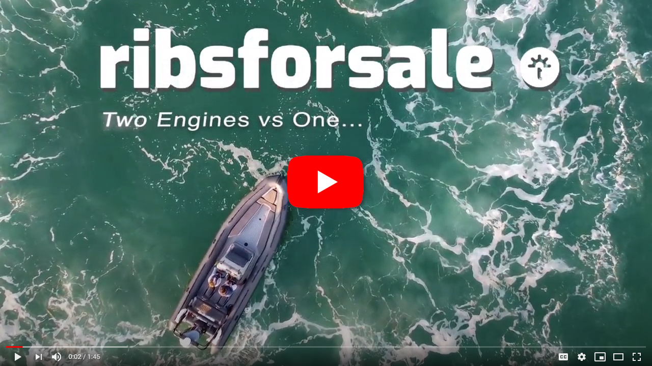 What are the benefits of 2 engines vs 1 on a RIB? - video