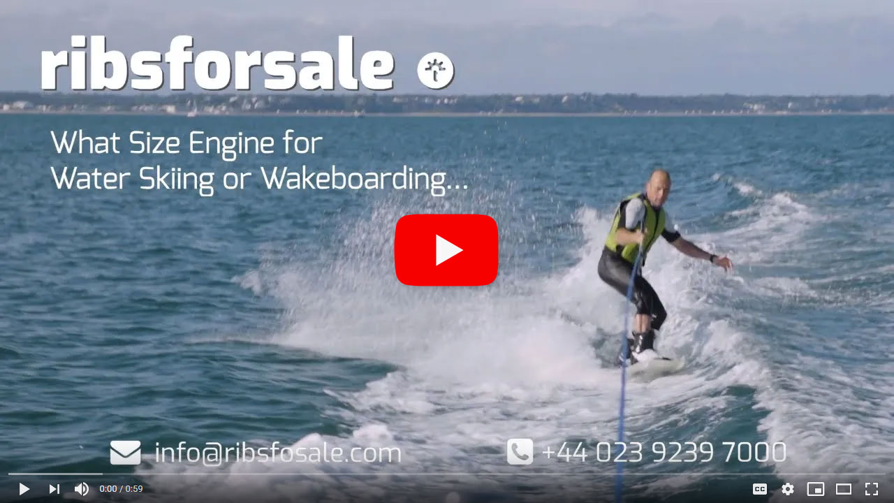 What size engine do I need for water skiing or wakeboarding - video